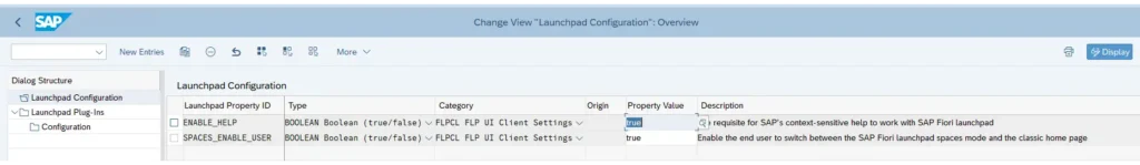 FLP_Config Parameter 